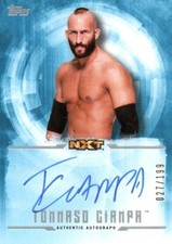 2017 Topps Wwe Undisputed Tommaso Ciampa Autograph 027/199