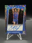 2021 Panini Donruss Optic Rated Rookie Cade Cunningham Fast Break Prizm Auto