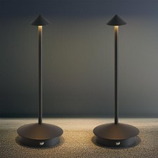 LED Cordless Table Lamps, Portable Rechargeable 6000mAh Outdoor Lights, 3 Col...