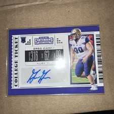 2019 Panini Contenders Draft Picks - College Ticket Greg Gaines #257 (AU, RC)