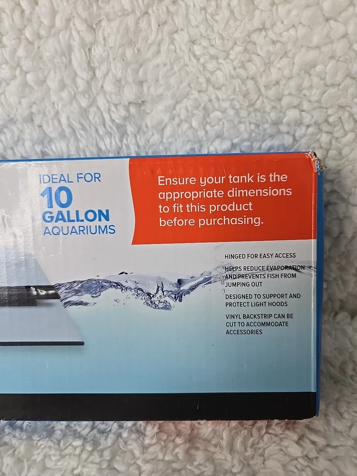 NEW Top Fin Aquarium Hinged Glass Top 20 x 10 Inches - Image 2 of 4