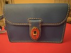 Fossil Blue Women's Solid Wristlet Wallet Turn Lock w/ Detachable Strap — photo 3