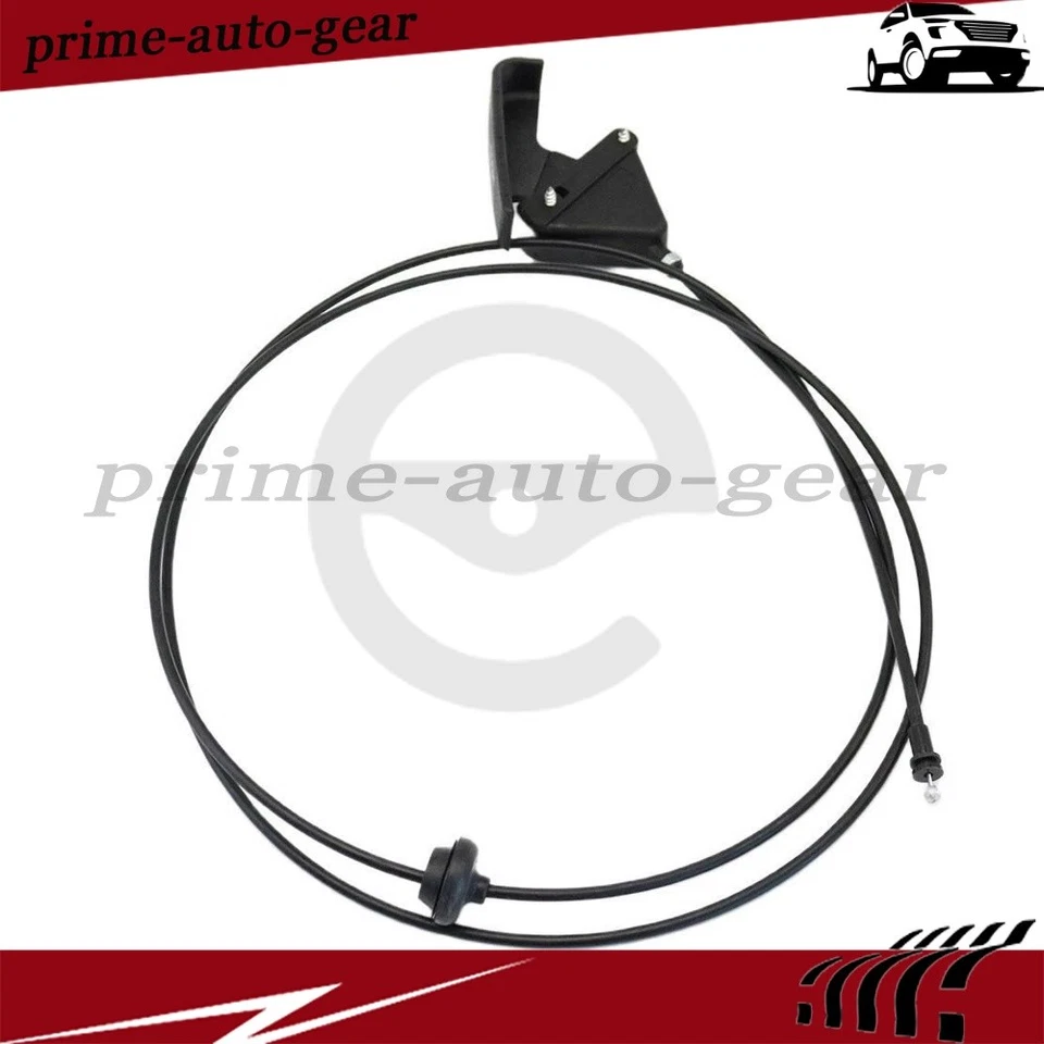 For Dodge Ram 1500 2500 3500 Hood Release Latch Cable with Handle 55275849AA - Imagem 2 de 4