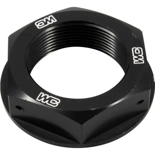 Tuerca de vástago de dirección Works Connection 24-370 negra Foto 2 de 2