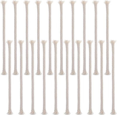 20PCS 1/4'' Round Cotton Oil Lamp Wicks, Braided Replacement Wick for... 