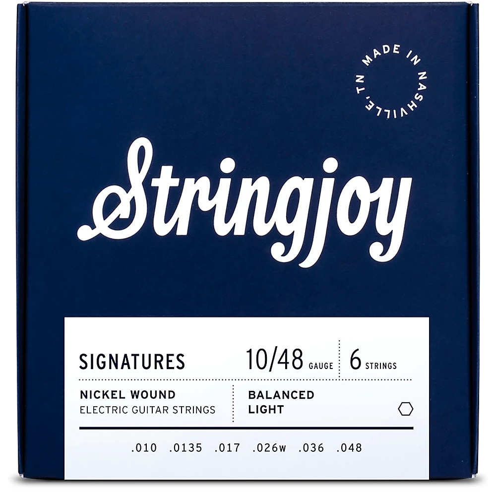 Stringjoy Signatures 6-струнные электрогитарные струны с никелевой обмоткой 10 - 48 2990₽