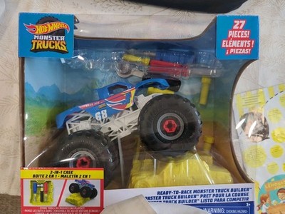 NEW Hot Wheels RACE ACE Ready-to-Race Monster Truck 27pc Action Figure Brand New