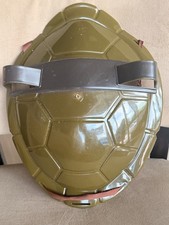 TMNT Style Turtle Shell Costume Backpack Olive Green Plastic 14  Cosplay