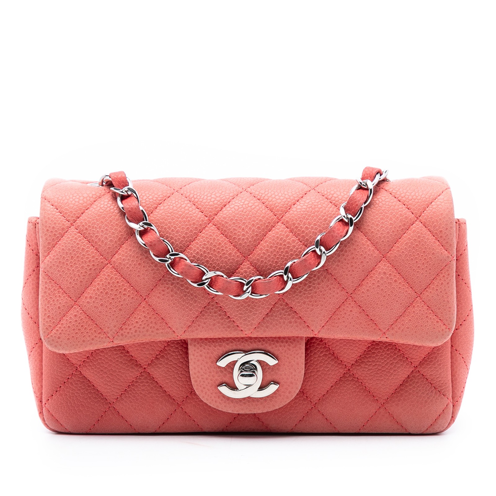 Authenticated Chanel Mini Rectangular Classic Cav… - image 1