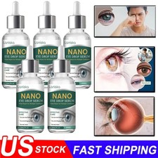 Nano Eye Drops Serum,Natural Nano Lubricant Eye Drops for Dry Eye Presbyopia.
