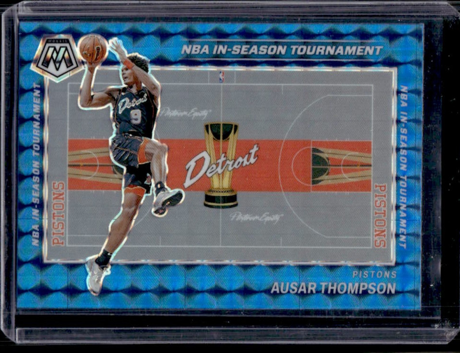 2023-24 Mosaic Ausar Thompson NBA In Season Tournament RC #10 Pistons