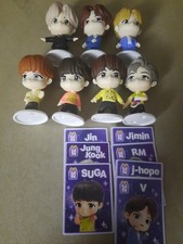 Complete Set of 14 BTS McDonald's Tiny Tan Figurines Encore And Throwback