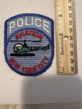 New York City Police NYPD Aviation Unit Vest Patch