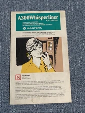 1980 A300 Whisperliner Eastern Airlines Safety Information Card Ephemera Travel