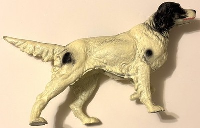 English Setter Pointer Dog Cast Iron Door Stop Art Piece Lovely Home Decor Item