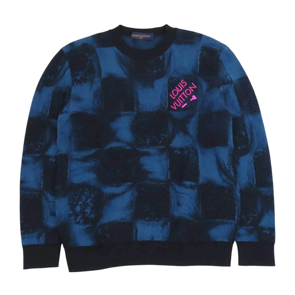 Louis Vuitton Blue Crew Neck Sweaters for Men for sale | eBay