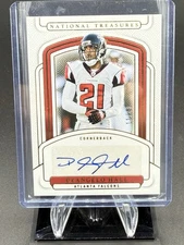 Deangelo Hall (Falcons) [Gold Auto /49] #SIGS-DHL 2024 Panini National Treasures