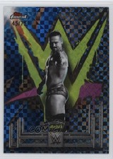 2025 Topps Finest WWE Uncommon Blue Checkerboard Refractor 45/75 Angel Garza d4v