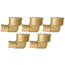 5 Pack XFITTING 3/4" Pex B x 3/4" Female NPT Elbow