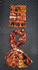 L Soc 13 inches long 2 layer Dreadlocks Sock with matching scarf