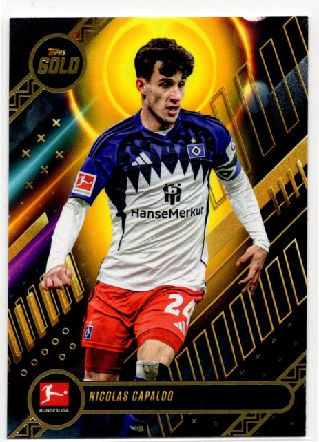 Nicolas Capaldo Hamburger SV Current Stars Topps Bundesliga Gold 2025-26
