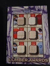 Leaf Lumber Awards Bat MVP Card 5/5 Pack Fresh Ohtani Trout and Others 2025