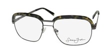 NEW SEAN JOHN 5146 EYEWEAR MENS 015 METAL  PLASTIC FULL-RIM 60-18-155 BROWLINE