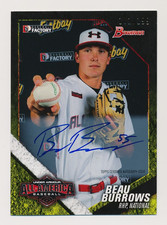 2015 Bowman Draft Under Armour Game Auto /199 Beau Burrows #UAN-1 Auto Tigers