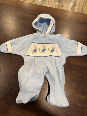 Beatrix Potter Original by Quiltex Peter Rabbit Fleece One 6 Months Baby