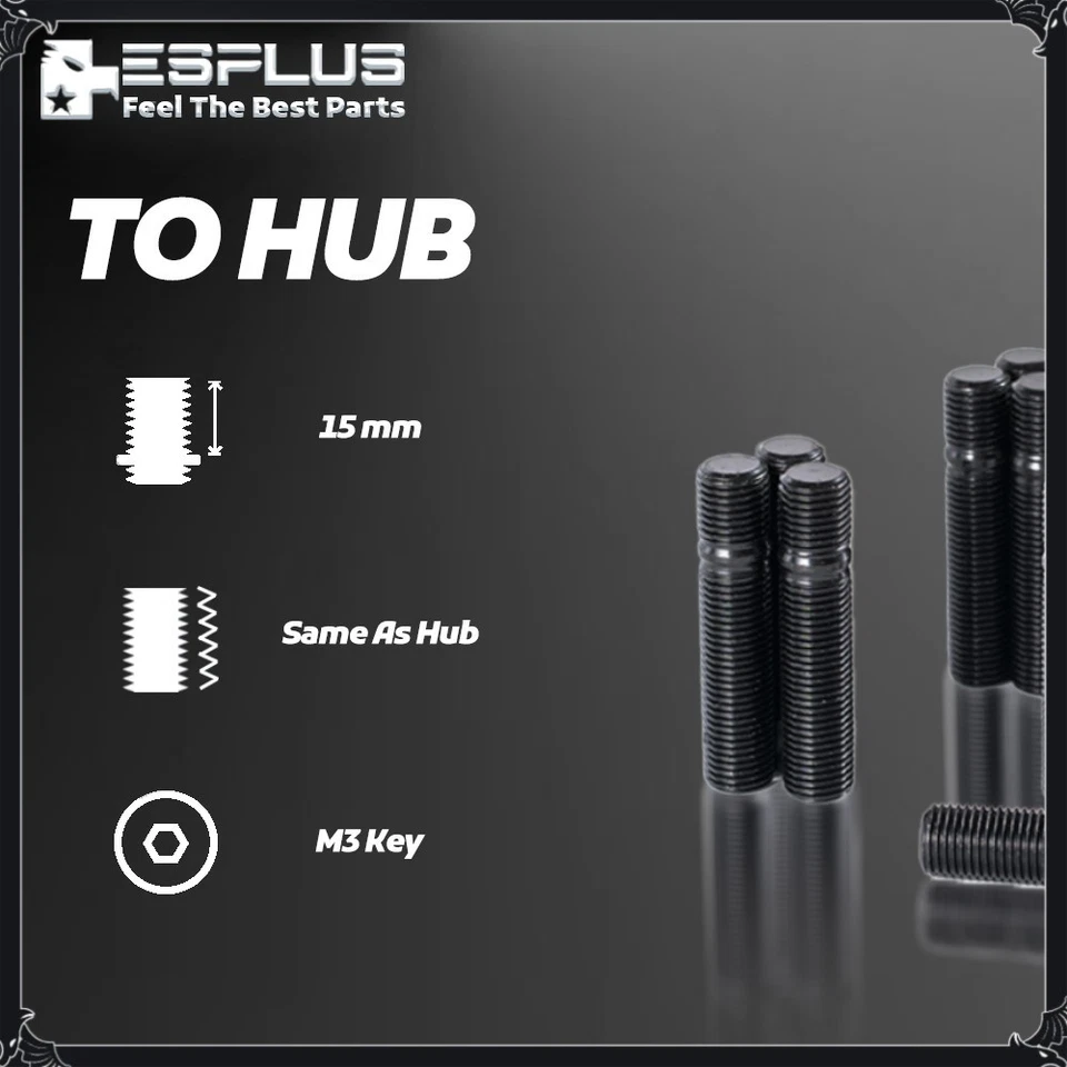 20 pernos de rueda extensibles convertibles tuerca de perno M12x1,5 a M14x1,5 aptos para Lotus/Renault más nuevos Foto 3 de 4