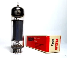 6973 Tube RCA USA Beam Power Output Gretsch Knight Ampex Jukebox -USED Test NOS