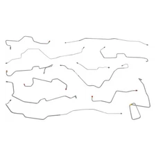 Brake Line Kit Complete Tubes With ABS 4wd 1995-96 Ford Bronco Stainless 11pc