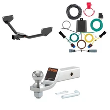 CURT Trailer Hitch Tow Kit 2in Receiver, Wiring Harness, #45295 Ball Mount 13585