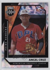 2021 Panini Elite Extra Edition Prime Numbers B 51/61 Angel Cruz #194 y0i