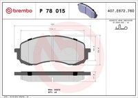 Brembo BremsbelÄGe Bremsbelagsatz Vorne Passend FüR Subaru Impreza