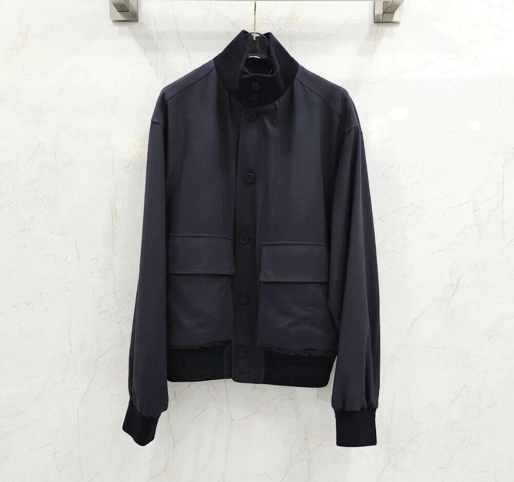 Giacca Dior Icon Harrington cotone seta 493C422 115606806