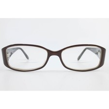 Nine West Brown Leopard Print Rectangular Eyeglass Frames NW 429 130 16 50 102