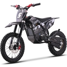 MotoTec Pro Dirt Bike Electric 60V 2000W Grey MotoTec Dirt Bike