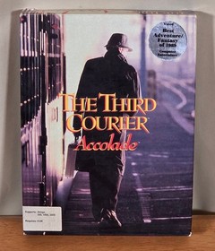 The Third Courier Accolade Commodore Amiga Big Box Game Complete Decoder CIB