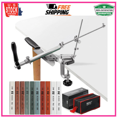 RUIXIN PRO RX-008: Safe & Durable Knife Sharpener with 10 Whetstones