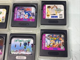 SEGA Game Gear Console with Games and Accessories - Tested and Working