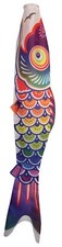 In the Breeze Spectrum Koi Fish Windsock, 3-Feet,Rainbow,4117 3'