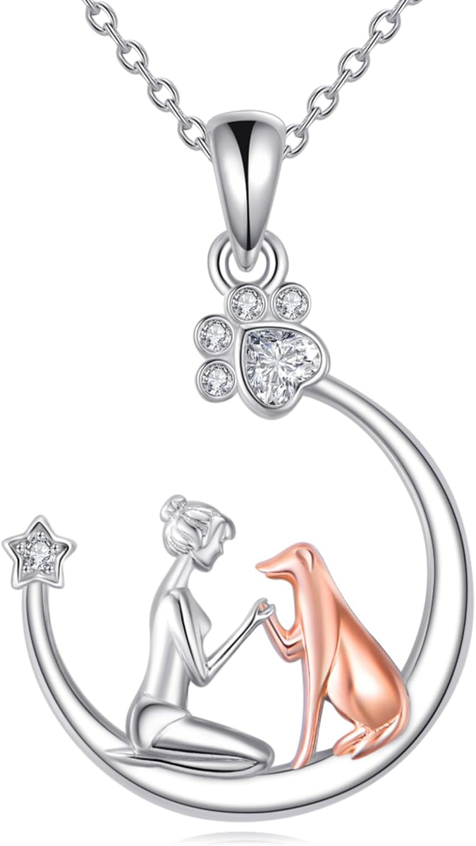 925 Sterling Animal Necklace Mama Bear Necklace Sterling Silver