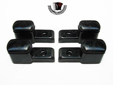 ACCORDION BLACK PLASTIC FEET SET of 4 Akkordeon F  e NEW Import from Italy