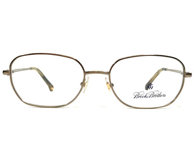 Brooks Brothers Eyeglasses Frames BB1005 1551 Gold Hexagon Full Rim 51-17-140