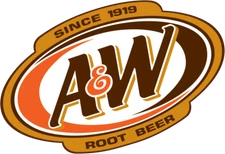 A & W sticker Root Beer logo soda skate cell laptop bumper vinyl decal