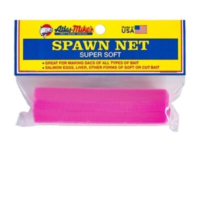 Atlas Mike's Spawn Net 4'' x 16' Roll Pink Soft Nylon Egg Sac Mesh 55045