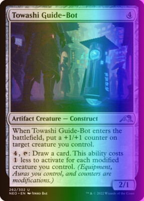 MTG Towashi Guide-Bot (262/606) Kamigawa Neon Dynasty LP FOIL