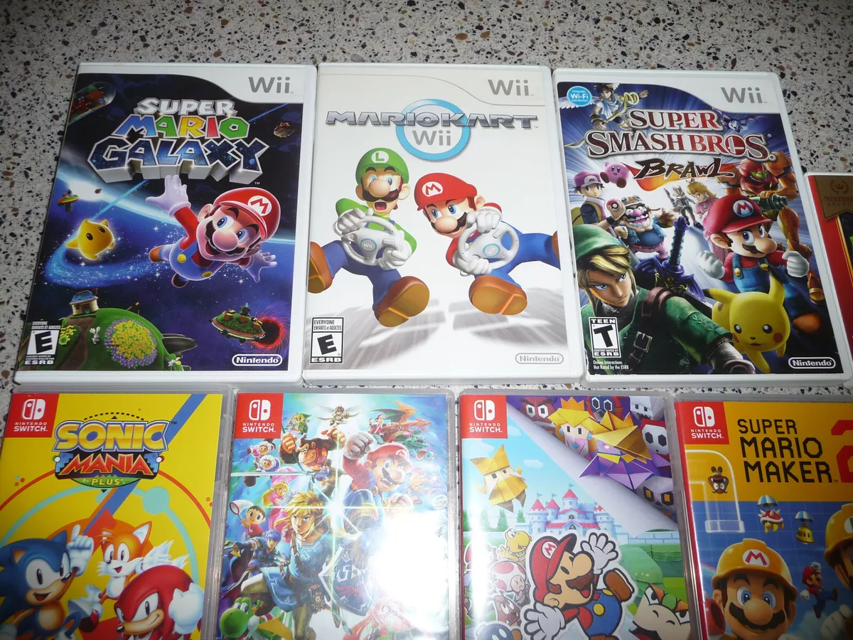 6 Nintendo 3DS Game Cases Only NO GAMES INCLUDED Mario Kart, Pokemon, Smash  Bros