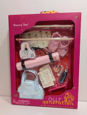  OUR GENERATION - 18'' Dolls - Dancing Feet Accessorie Set - NEW